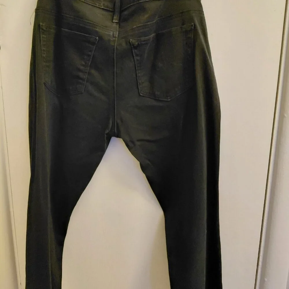 AG Jeans The Stilt Cigarette Leg Jeans Black Size 27 Mid-Rise Stretch Denim - Picture 5 of 8